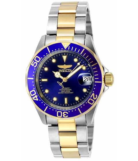 Ceasuri Barbati Invicta Watches Invicta Men's 8928 Pro Diver Collection Two-Tone Stainless Steel Automatic Watch BlueSilver