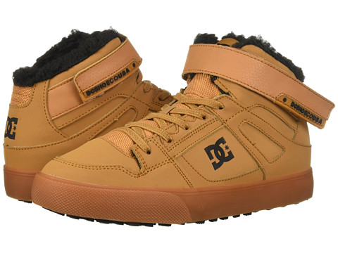 Incaltaminte Baieti DC Pure High-Top WNT EV (Little KidBig Kid) Wheat