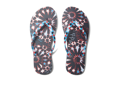 Incaltaminte Femei Vera Bradley Flip Flops Patriotic Firecrackers