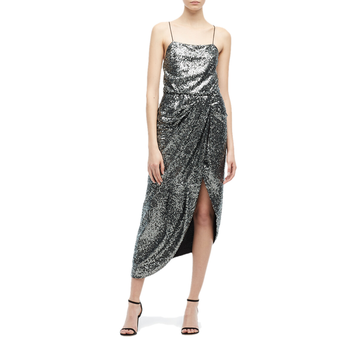 Incaltaminte Femei Derek Lam 10 Crosby Lexis Sarong Dress Gunmetal