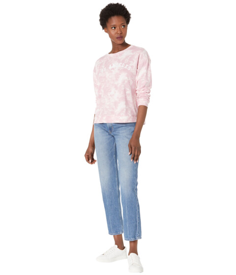 Imbracaminte Femei Bobeau Long Sleeve Pullover RoseWhite