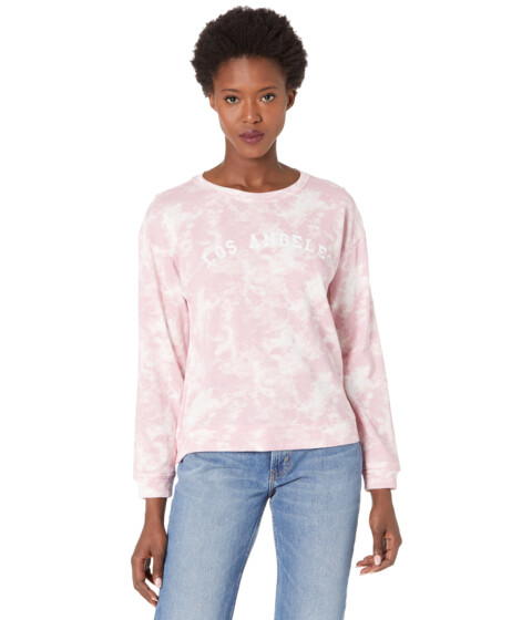 Imbracaminte Femei Bobeau Long Sleeve Pullover RoseWhite