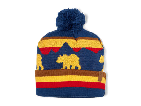 Accesorii Femei Pendleton Acrylic Knit Retro Scene Beanie Bear 1