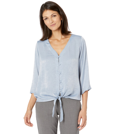 Imbracaminte Femei Bobeau Lucille 34 Sleeve Tie Front Light Denim