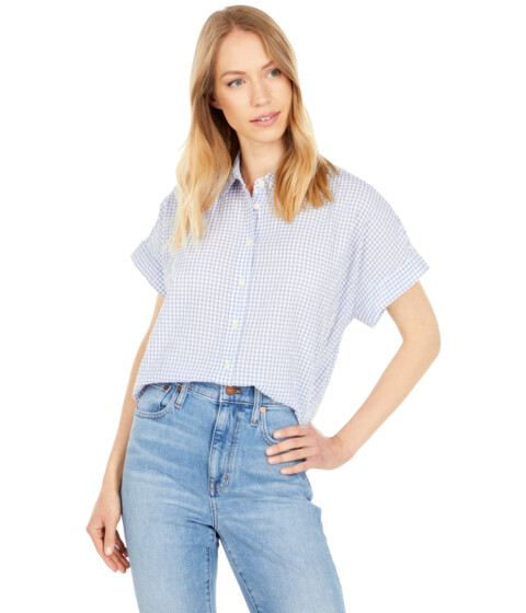 Imbracaminte Femei Madewell Hilltop Shirt in Seersucker Gingham Check Summer Peri