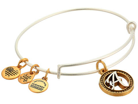 Bijuterii Femei Alex and Ani Initial A Charm Bangle Two-Tone