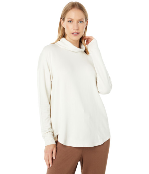 Imbracaminte Femei Splendid Journey Supersoft Cowl Pullover Sweatshirt Porcelain
