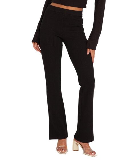 Imbracaminte Femei Sanctuary The Kicker Leggings in Ribbed Ponte Black