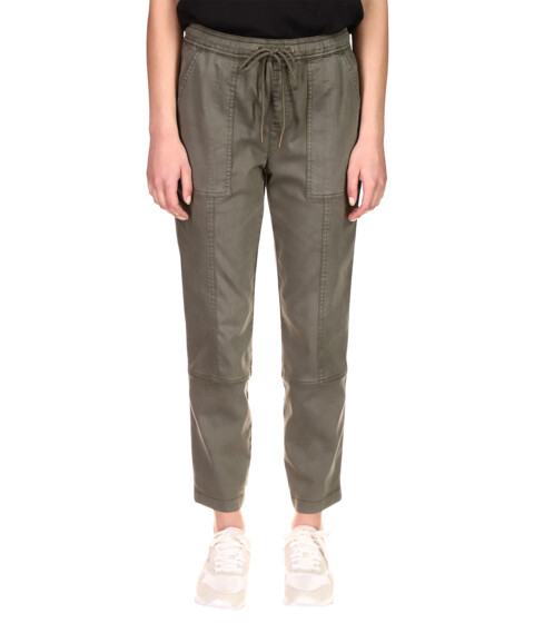 Imbracaminte Femei Sanctuary Cross County Twill Pull-On Straight Pants Hiker Green
