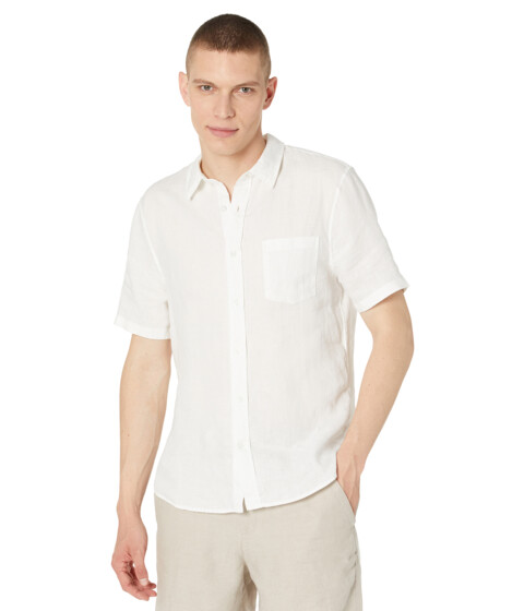 Imbracaminte Barbati Vince Linen Short Sleeve Optic White