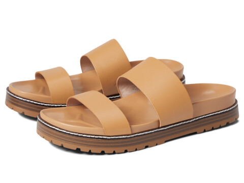 Incaltaminte Femei Madewell The Charley Double-Strap Slide Sandal Desert Camel