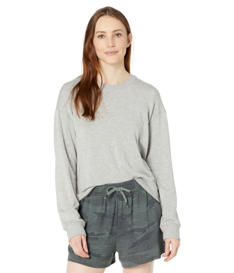 Imbracaminte Femei Splendid Super Soft French Terry Pullover Sweatshirt Heather Grey