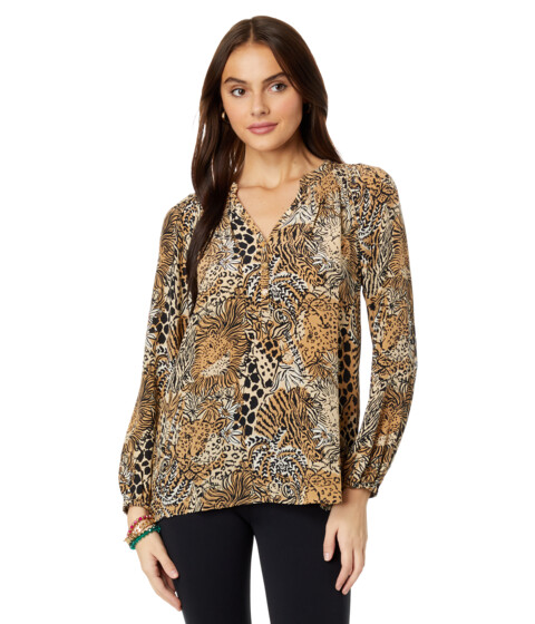 Imbracaminte Femei Lilly Pulitzer Elsa Top Rattan Walk On The Wild Side