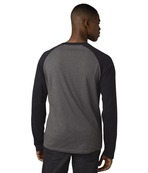 Imbracaminte Barbati Prana Baseball Raglan Charcoal Heather
