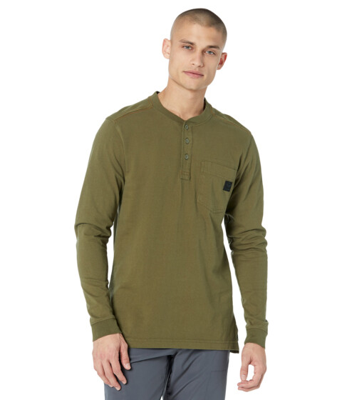Imbracaminte Barbati Wolverine Guardian Cotton Henley Uniform Green