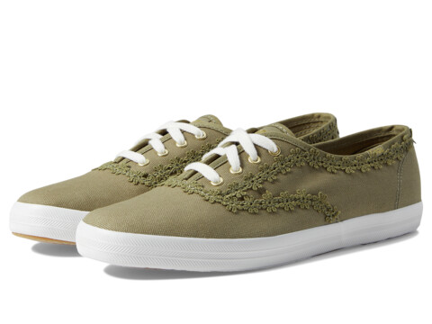 Incaltaminte Femei Keds Champion Crochet Trim Green