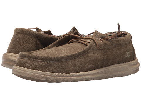 Incaltaminte Barbati Hey Dude Wally Stretch Canvas Nut