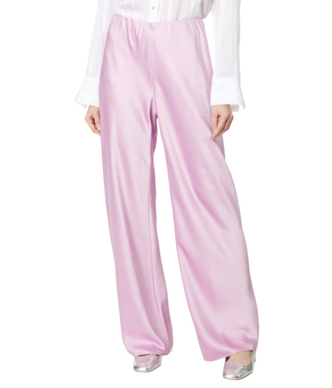 Imbracaminte Femei Vince High-Waist Satin Bias Pants Petal Nectar