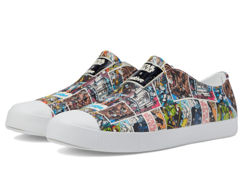 Incaltaminte Femei Native Shoes Jefferson Star Wars Print Shell WhiteShell WhiteComic Multi All Over Print