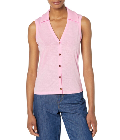 Imbracaminte Femei Sanctuary Master Plan Button-Up Tank Pink