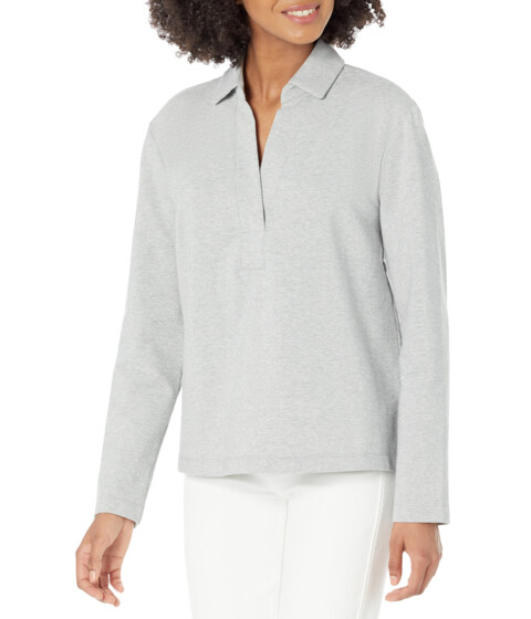 Imbracaminte Femei Lilly Pulitzer Emalia Shimmer Terry Top Heathered Seaside Grey Metallic