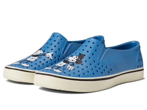 Incaltaminte Fete Native Shoes Miles Disney Print (Big Kid) Vallarta BlueBone WhitePrevintage Mickey