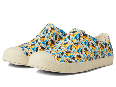 Incaltaminte Fete Native Shoes Jefferson Disney Print (Big Kid) Bone WhiteBone WhiteStay Positive Tile
