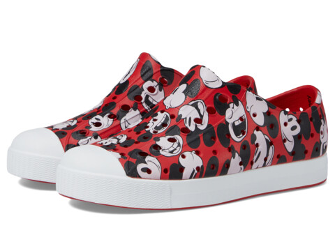 Incaltaminte Fete Native Shoes Jefferson Disney Print (Toddler) Torch RedShell WhiteMickey Potraits All Over Print