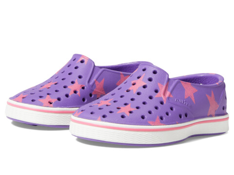 Incaltaminte Fete Native Shoes Miles Sugarlite Print (Toddler) Starfish PurpleShell WhiteDazzle Stars