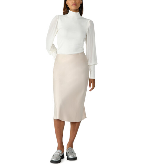 Imbracaminte Femei Sanctuary Everyday Midi Skirt Toasted Marshmallow