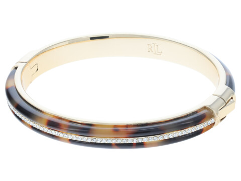 Bijuterii Femei LAUREN Ralph Lauren Tortoise with Pave Bangle Bracelet GoldCrystalTortoise