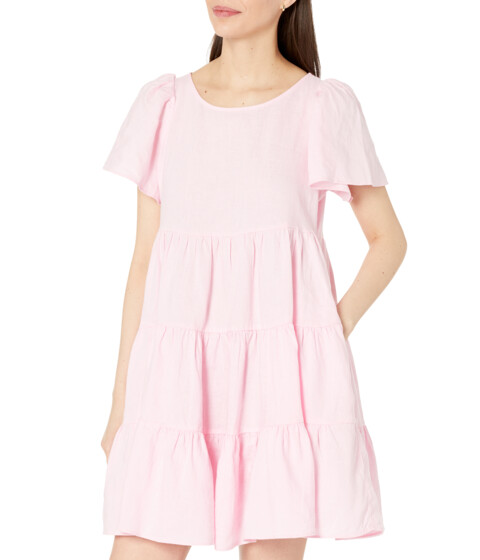 Imbracaminte Femei Lilly Pulitzer Jocelyn Short Sleeve Line Dress Pink Blossom