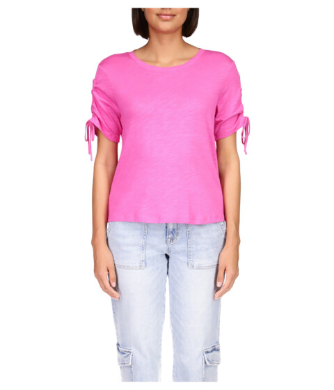 Imbracaminte Femei Sanctuary Peekaboo Sleeve Tee Wild Pink