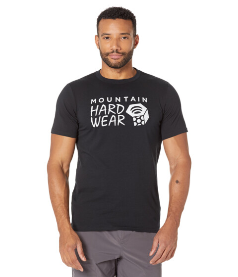 Imbracaminte Barbati Mountain Hardwear MHW Logo Short Sleeve Black