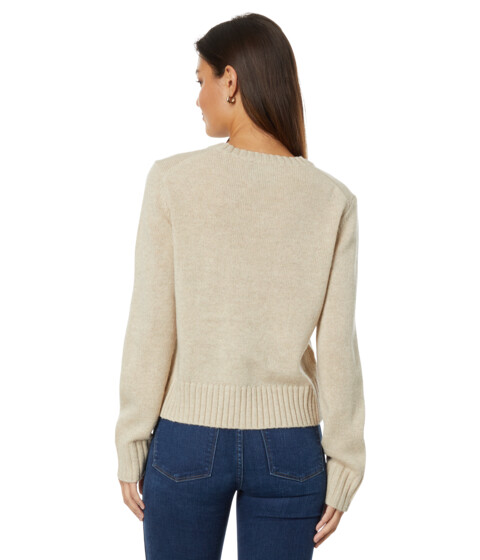 Imbracaminte Femei Pendleton Relaxed Shetland Crew Pullover Bone Heather