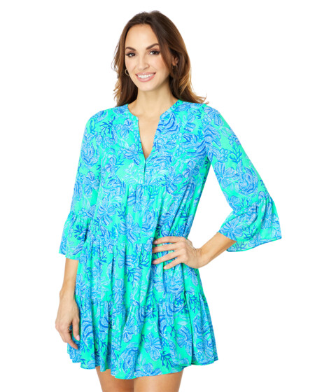 Imbracaminte Femei Lilly Pulitzer Gabriel Dress Cabana Green Keepin It Reel