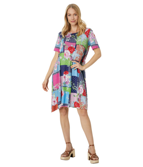 Imbracaminte Femei Johnny Was Rose Patch Handkerchief Hem Dress Multi