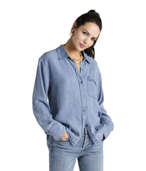 Imbracaminte Femei Splendid Reese Chambray Shirt Medium Indigo