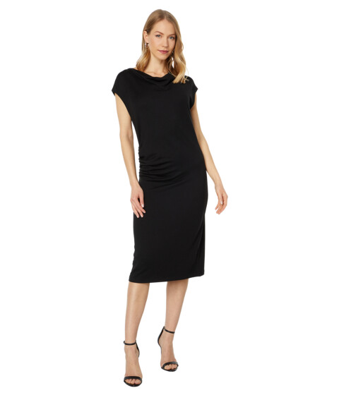 Imbracaminte Femei Vince Cowl Neck Drape Dress Black