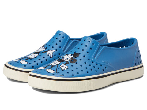 Incaltaminte Fete Native Shoes Miles Disney Print (Little KidBig Kid) Vallarta BlueBone WhitePrevintage Mickey
