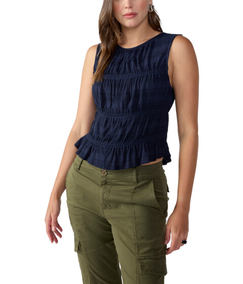 Imbracaminte Femei Sanctuary Sleeveless Soft Smock Navy Reflection