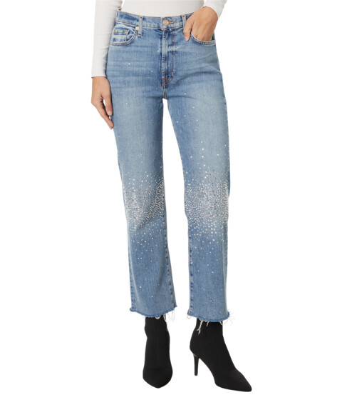 Imbracaminte Femei 7 For All Mankind Logan Stovepipe w Crystals in Ode To Ode To