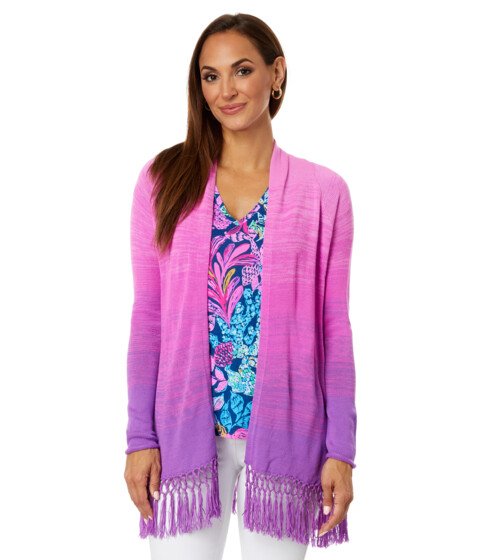 Imbracaminte Femei Lilly Pulitzer Tatum Ombre Cardigan Orchid Oasis Marled Ombre