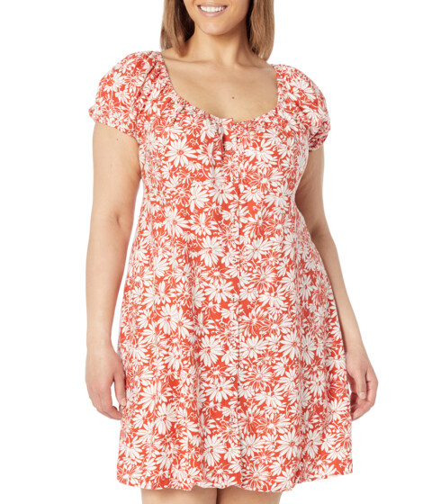 Imbracaminte Femei Madewell Plus Blake Cap Sleeve Button-Down Retro Mini Dress Roasted Squash