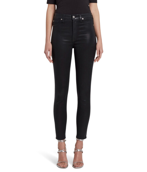 Imbracaminte Femei 7 For All Mankind High-Waist Ankle Skinny in Black Coated Black Coated