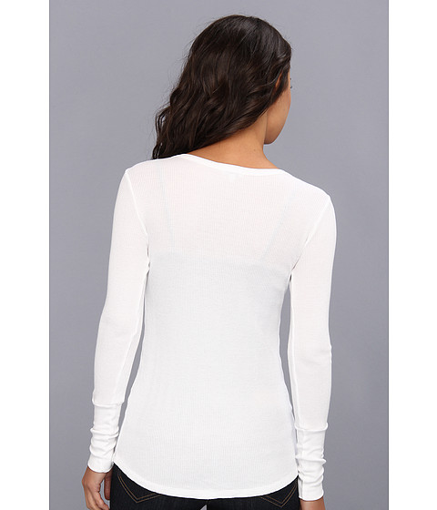 Imbracaminte Femei Splendid Forever Thermal Henley White
