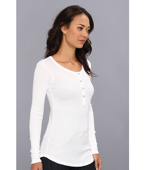 Imbracaminte Femei Splendid Forever Thermal Henley White
