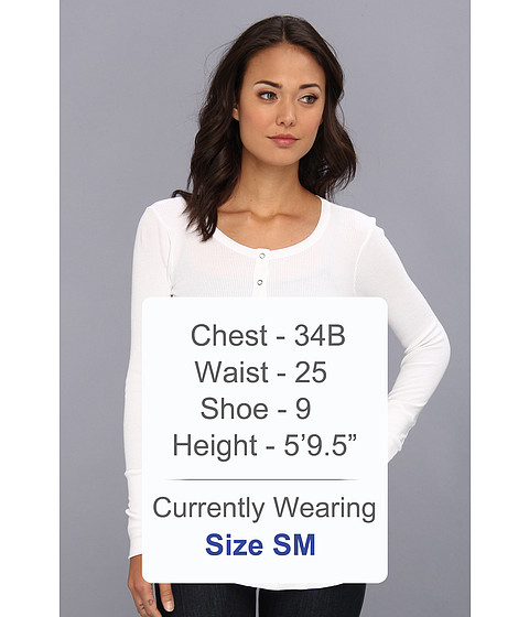 Imbracaminte Femei Splendid Forever Thermal Henley White